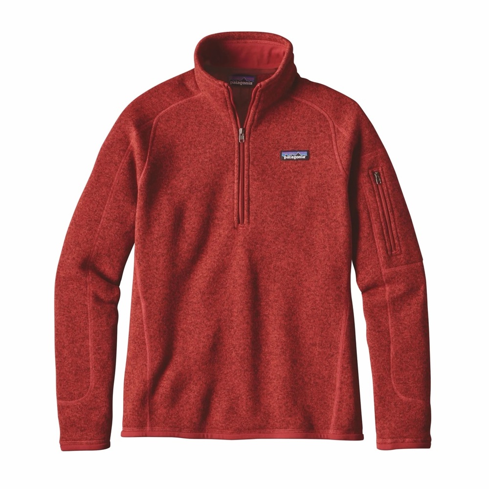 Patagonia Women's 1/4-Zip Better Sweater (Ramble Red)